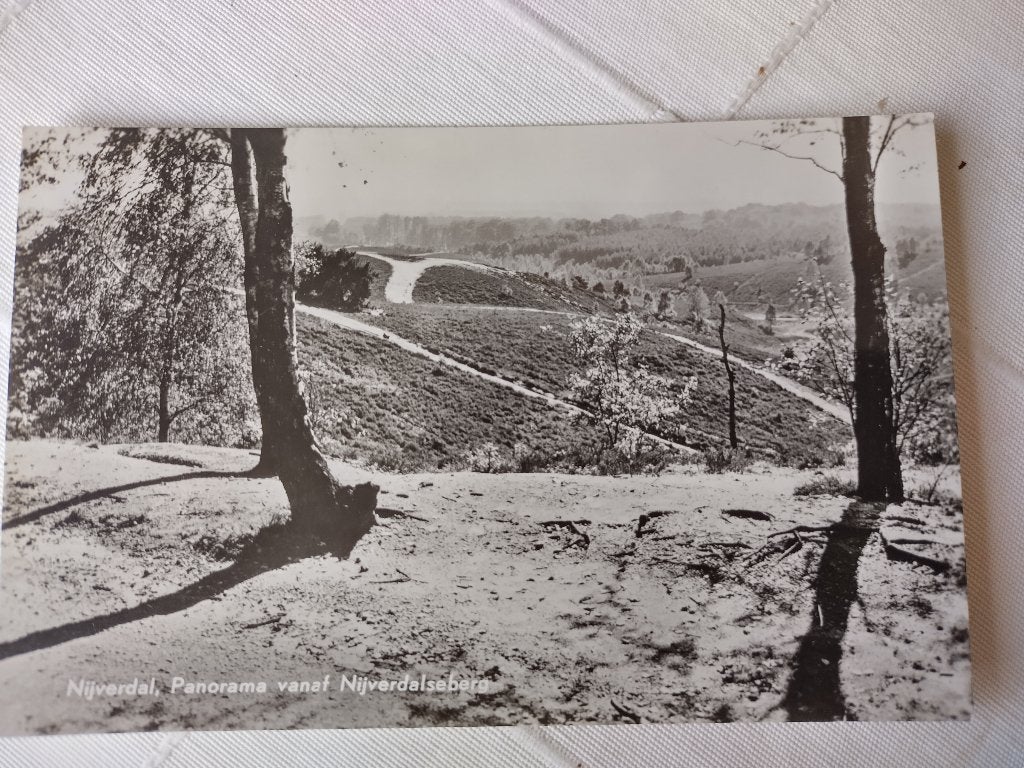 ansicht Nijverdal, Ophalen of Verzenden, 1940 tot 1960, Gelopen, Overijssel