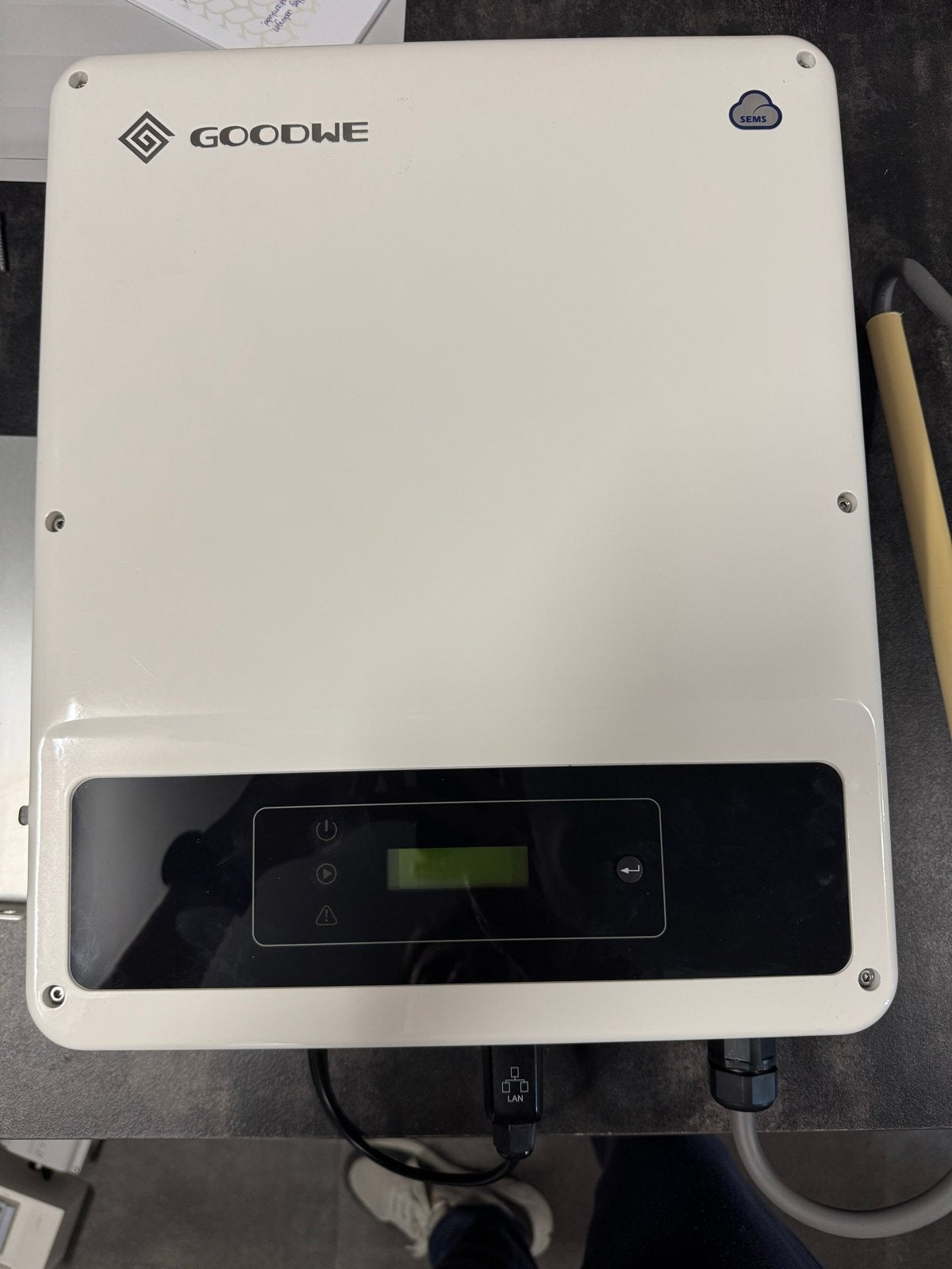 Goodwe GW4200D-NS omvormer met netwerkmodule en toebehoren, Ophalen, Gebruikt, Overige typen