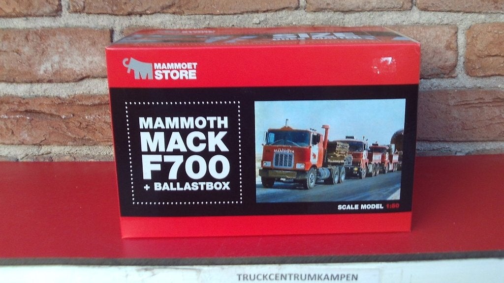 WSI  Mack  F 700  +  Ballast  Box  van  Mammoth, Hobby en Vrije tijd, Ophalen of Verzenden, Nieuw, Bus of Vrachtwagen, Wsi