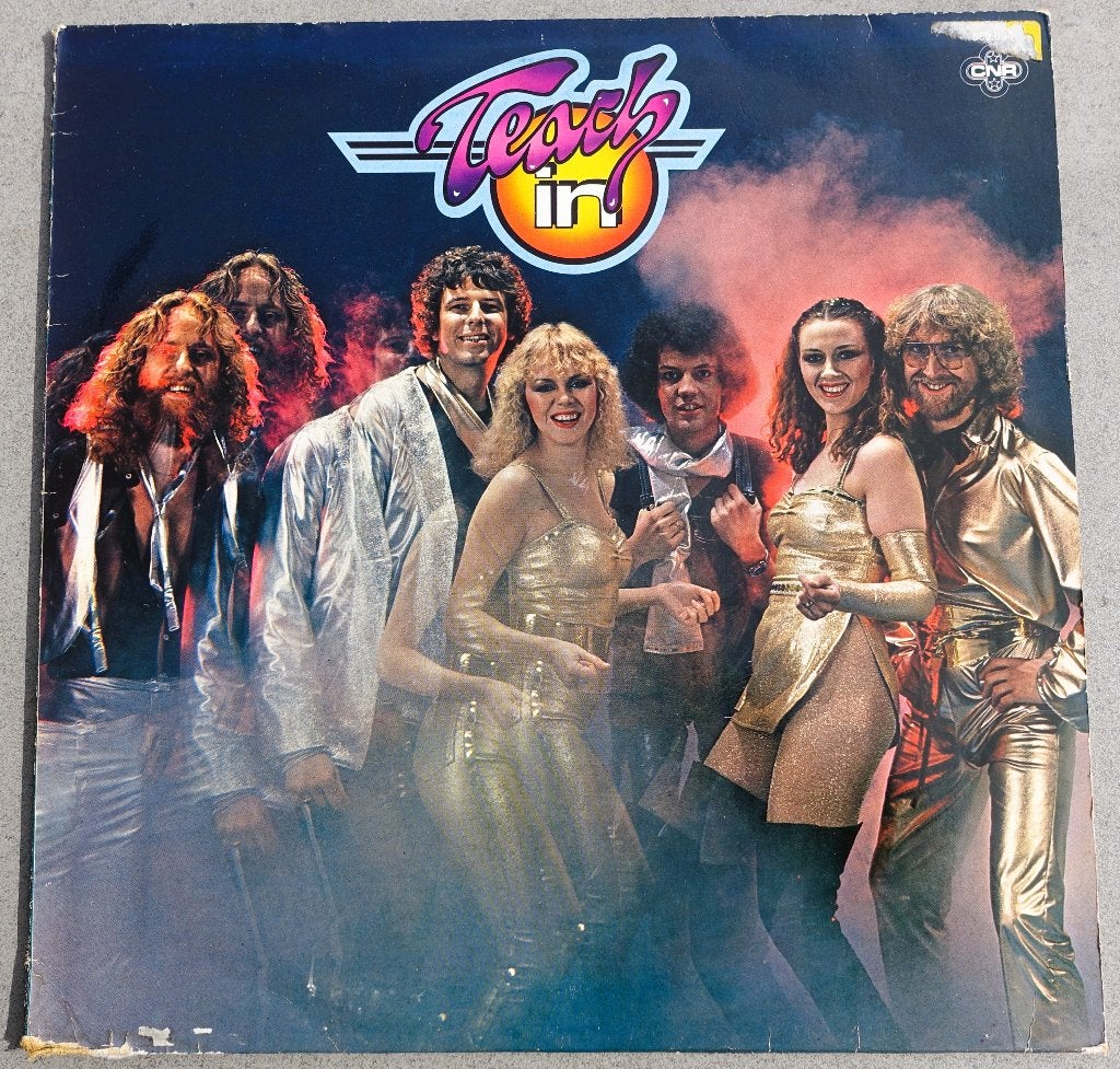 teach in - LP, Cd's en Dvd's, Vinyl | Overige Vinyl, Gebruikt, Fotohoes, Inclusief binnenhoes, 12 inch, Ophalen of Verzenden