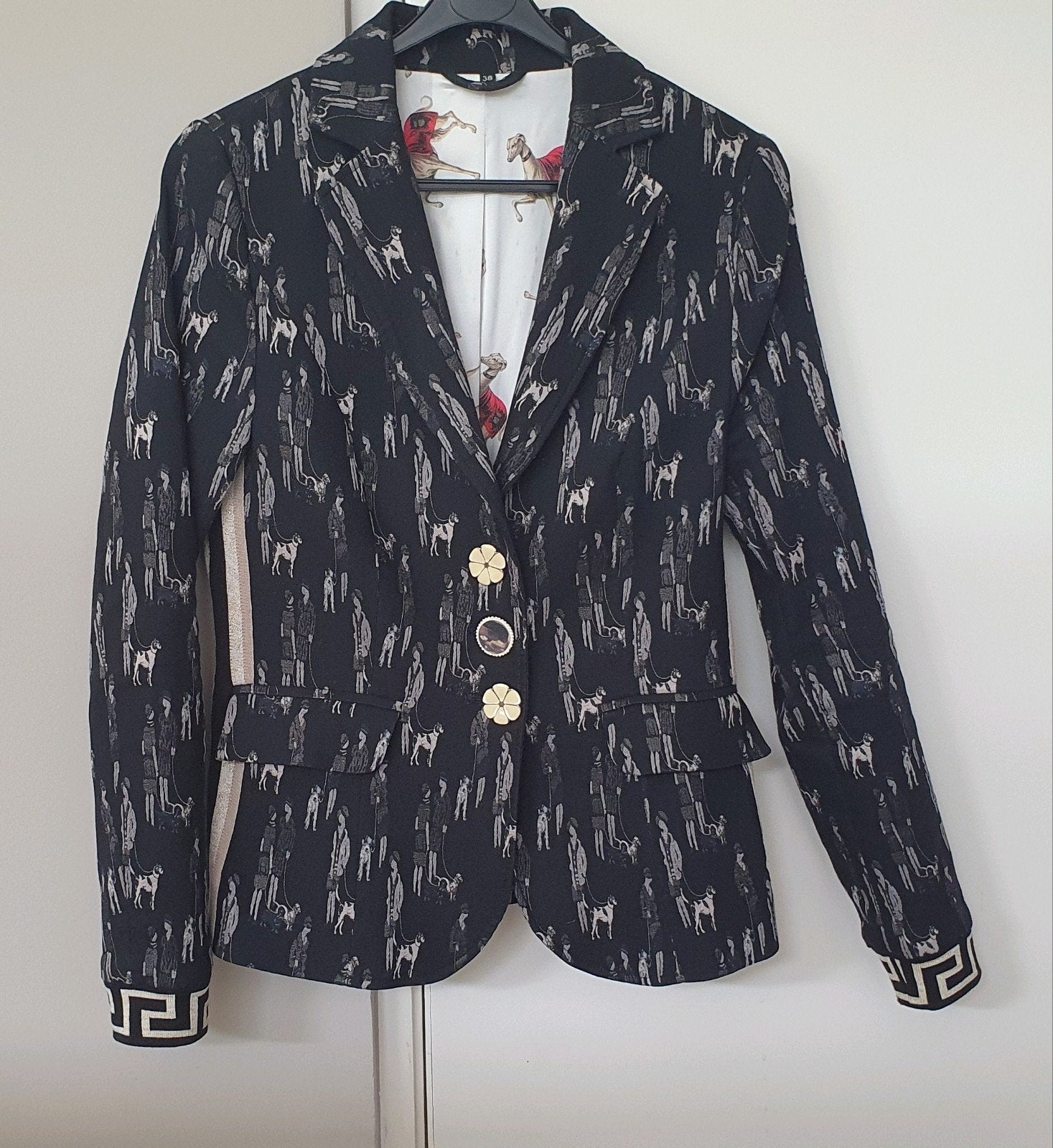 Maiden Lane blazer, jasje met unieke knopen, maat 38, Maat 38/40 (M), Zwart, Ophalen of Verzenden, Zo goed als nieuw