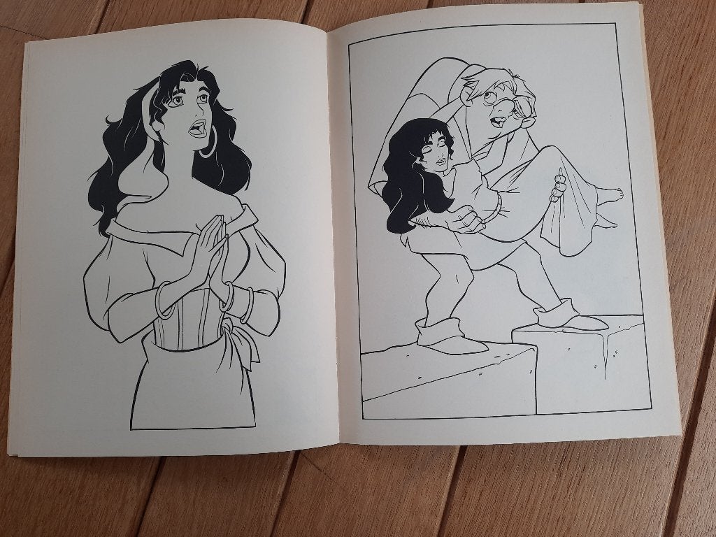Disney's De Klokkenluider van de Notre Dame kleurboek 1997, Ophalen of Verzenden