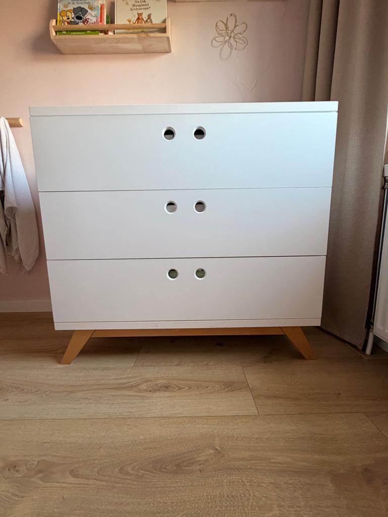 Bopita bed en commode wit, Ophalen, Gebruikt, Jongetje of Meisje