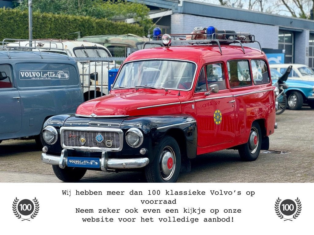 Volvo P210 Duett Brandweerwagen met roofrack en accessoires, Gebruikt, Overige modellen, Origineel Nederlands, Bedrijf