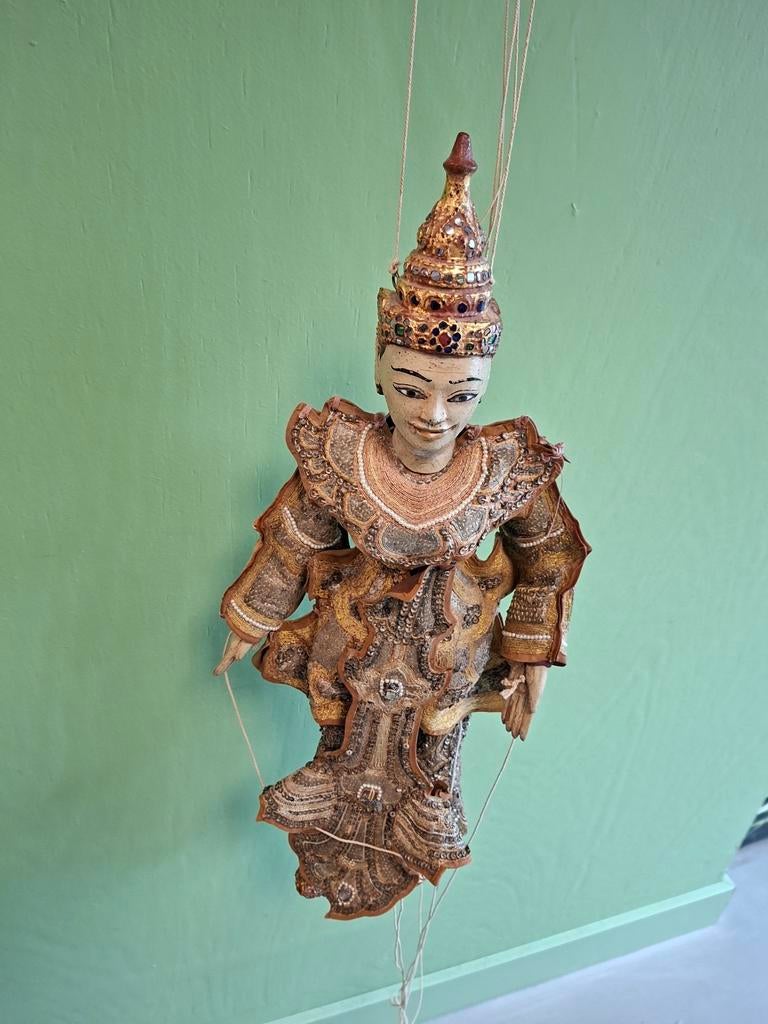 Birmese marionet, traditioneel, Ophalen of Verzenden