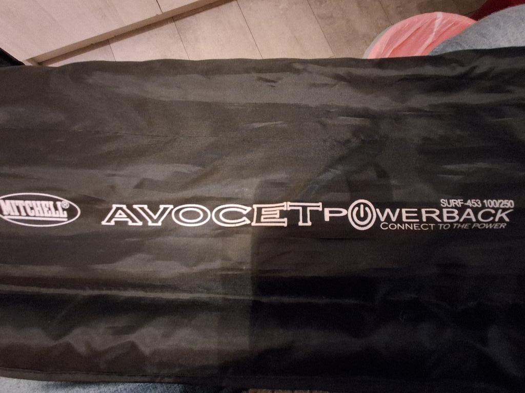 2 x mitchell avocet power back 100 tot 250 gram 4,53 mtr, Ophalen, Nieuw, Werphengel