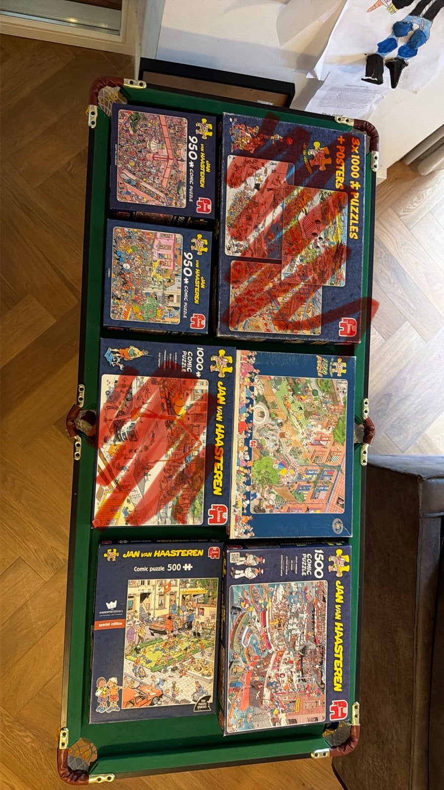 Jan van Haasteren - diverse puzzels, Ophalen, 500 t/m 1500 stukjes, Zo goed als nieuw