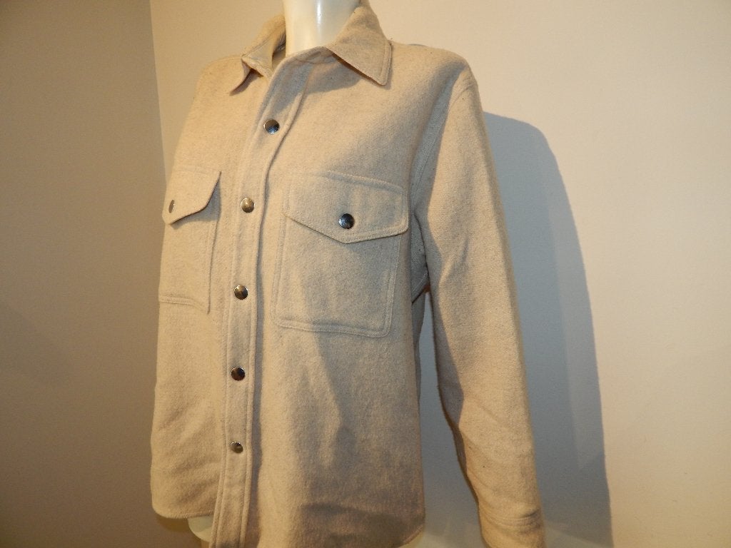 Isabel Marant baggy vest wol drukkers zakken M, Beige, Ophalen of Verzenden, Gedragen, Maat 38/40 (M)
