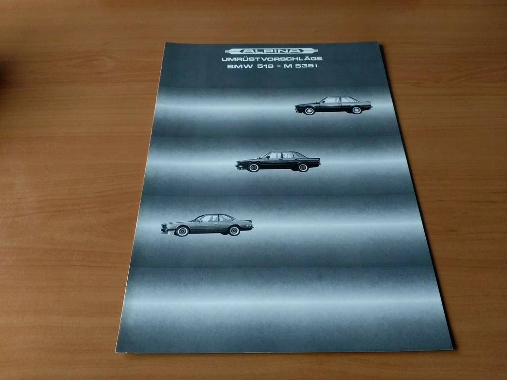 BMW Alpina E28 520i 525i 528i 535i B10 3.5, Boeken, Ophalen of Verzenden, Zo goed als nieuw, BMW
