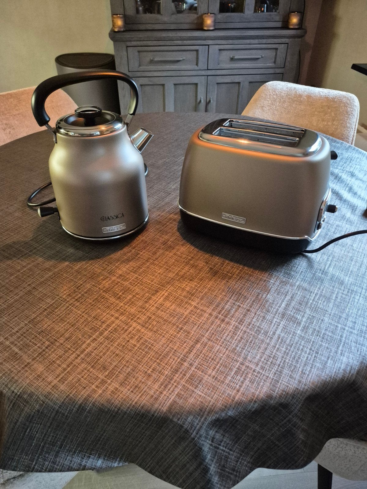 Ariete retro classica waterkoker en broodrooster, 1 tot 2 liter, Ophalen