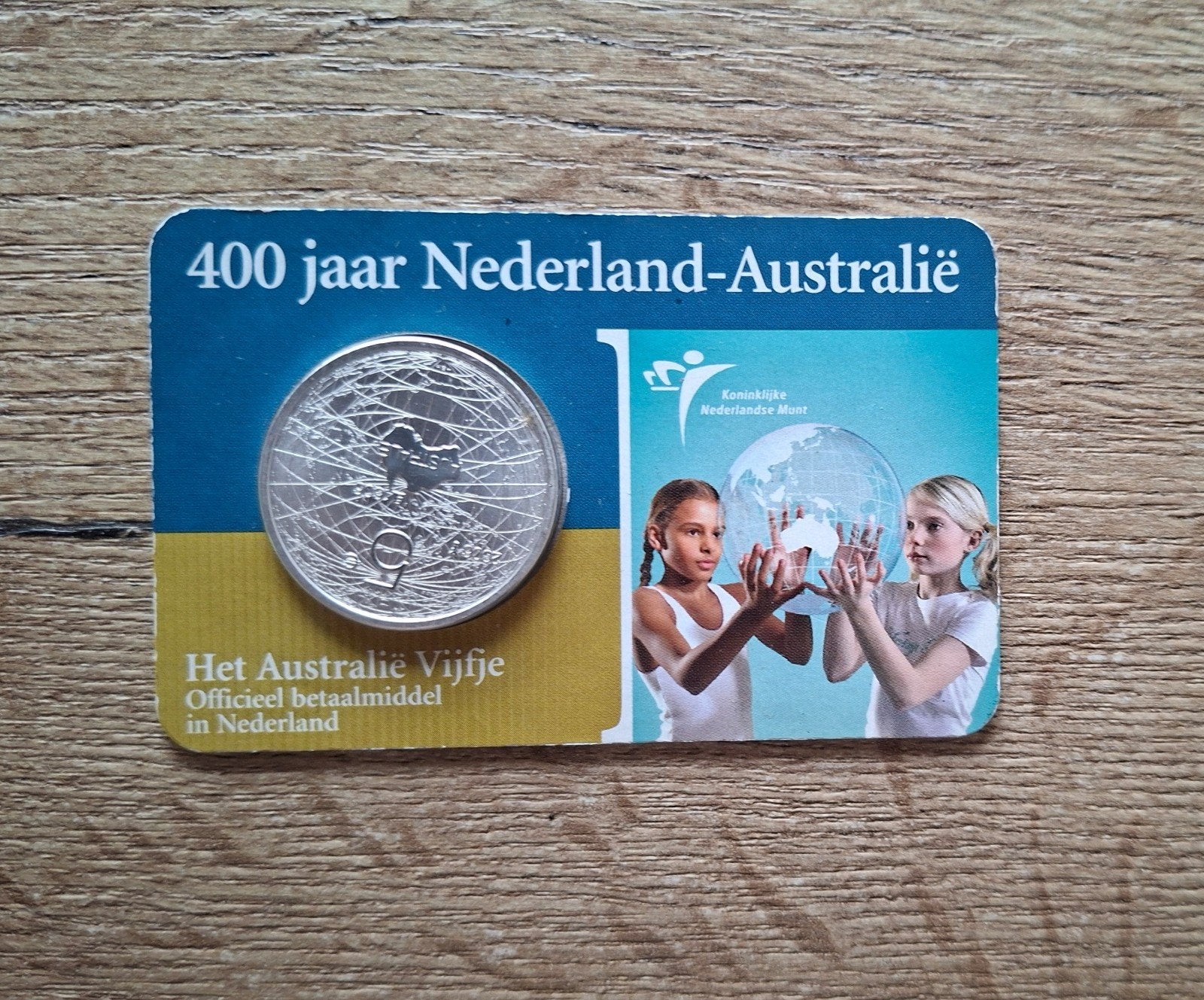 Zilveren €5,- munt '400 jaar Nederland-Australië', Koningin Beatrix, Zilver, Euro's, Ophalen of Verzenden