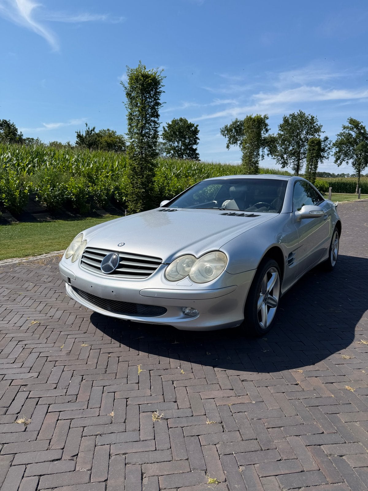 Merdeces SL500 2002 lees beschrijving, Auto's, Automaat, 8 cilinders, Cabriolet, Particulier