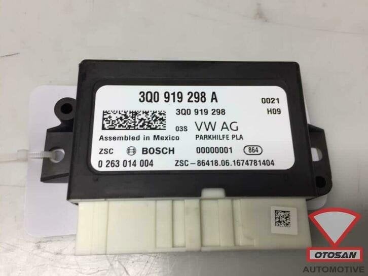 vw tiguan 5na 2018 vag pdc parkeersensor module 3q0919298a
