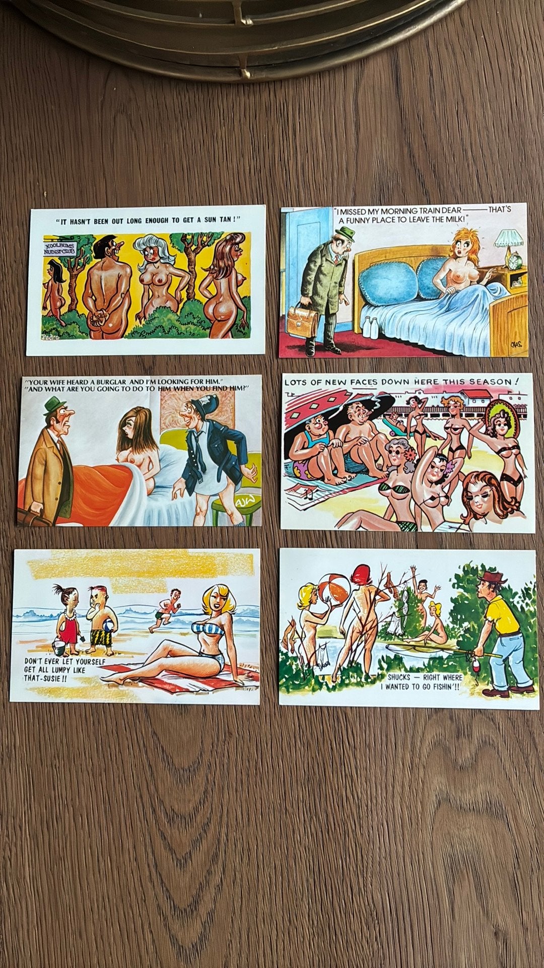 12 kaarten blote humor!, Ophalen of Verzenden, Ongelopen, Overige thema's
