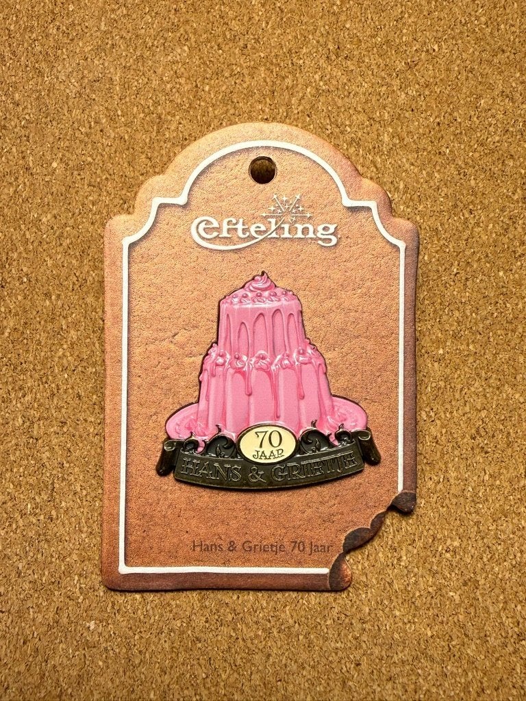 Efteling Pin | Hans & Grietje 70 jaar | EPP 488, Verzamelen, Efteling, Verzenden, Nieuw, Button of Speldje