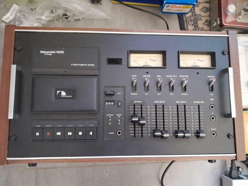 prachtige NAKAMICHI TT1000 top cassettedeck, Audio, Tv en Foto, Ophalen of Verzenden, Enkel, Overige merken