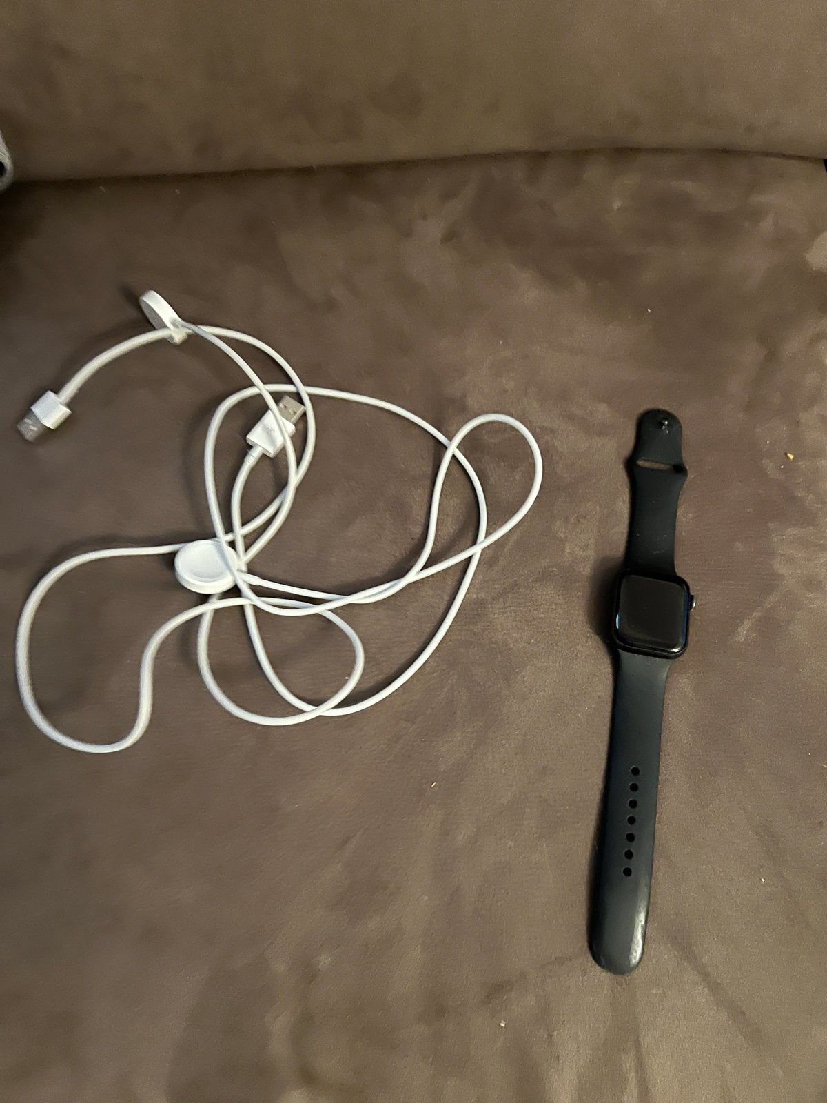 Apple Watch Series 6 Zwart met Oplader, Hartslag, Zwart, IOS, Ophalen of Verzenden