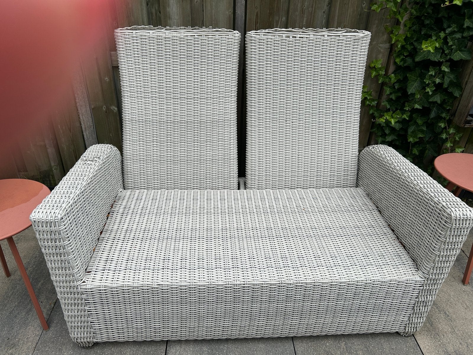 2 persoons bankje 140x70, Tuin en Terras, Ophalen, Zo goed als nieuw
