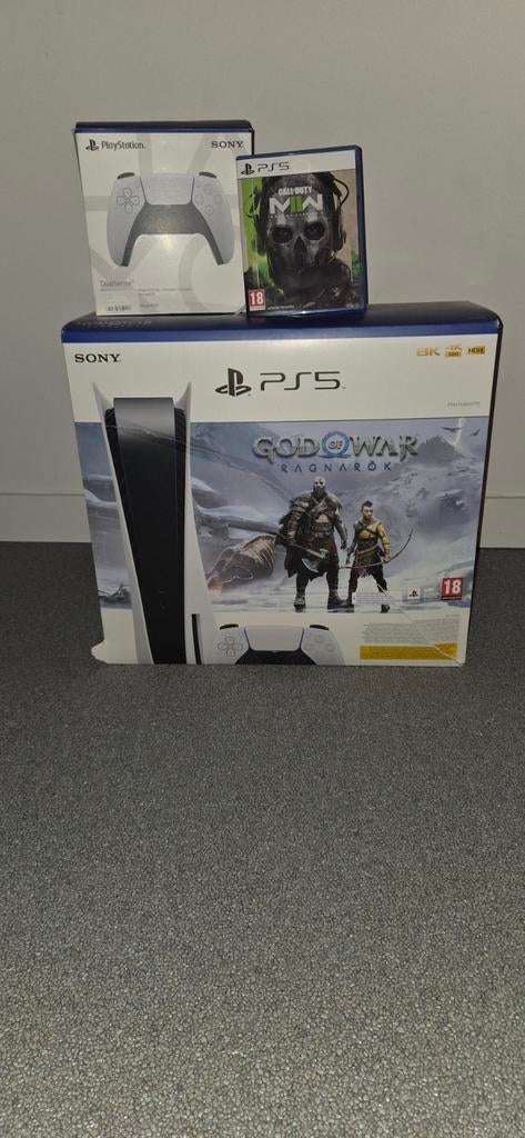 PS5 Complete: 2 Controllers Headset Games, Ophalen of Verzenden
