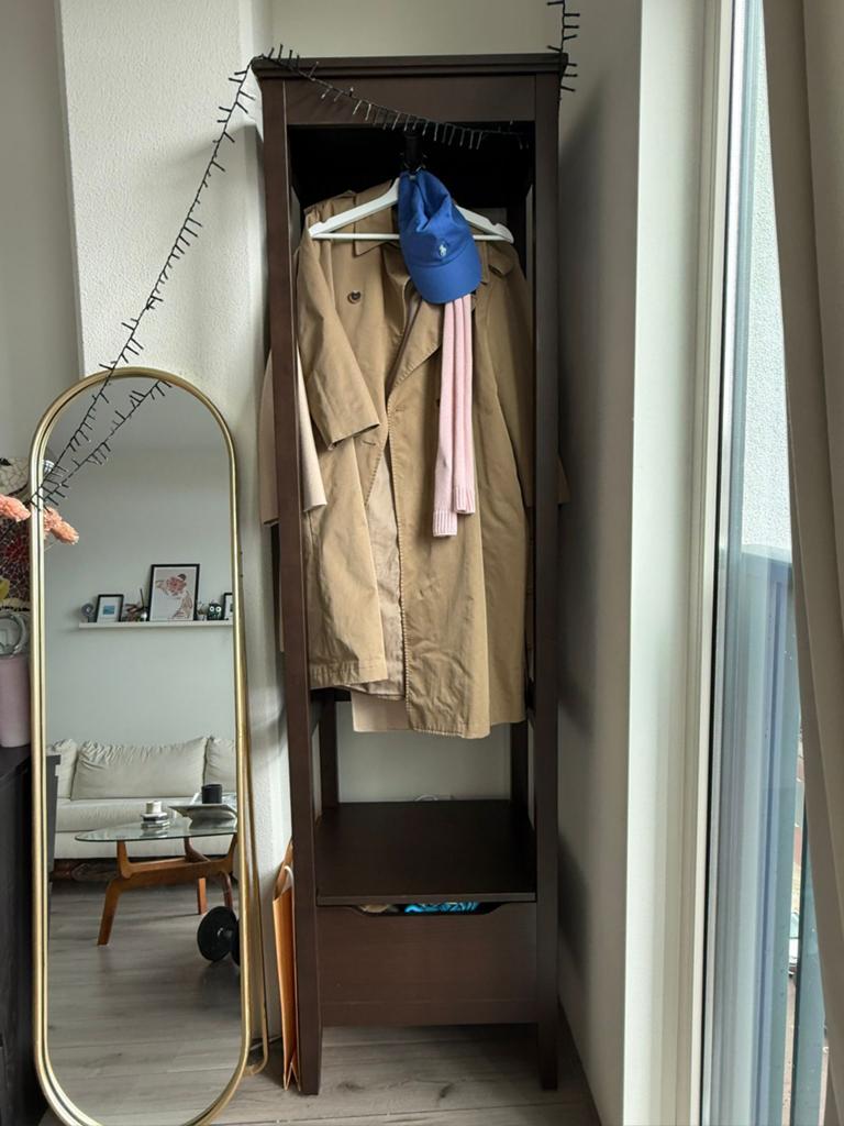 Ikea Idanas open kledingkast of kapstok, Ophalen, 200 cm of meer, 50 tot 100 cm, Zo goed als nieuw