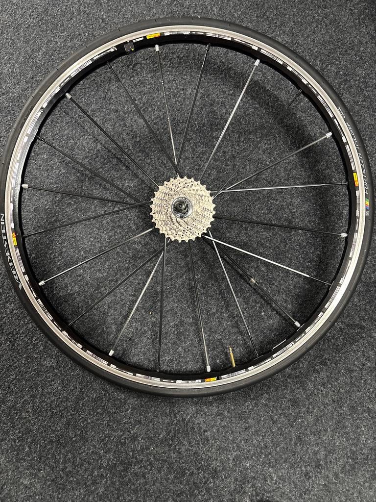 Mavic Ksyrium Elite racefiets wielen met banden, Ophalen, Zo goed als nieuw, Wiel