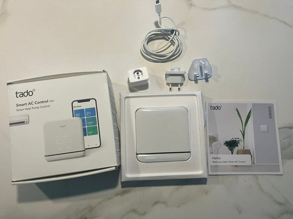Tado slimme airco bediening V3+, Ophalen of Verzenden, Slimme thermostaat, Gebruikt