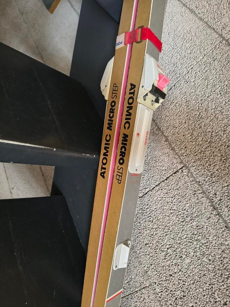 Vintage jaren '80 langlauf ski's Atomic Micro Step, Sport en Fitness, Skiën en Langlaufen, Ophalen, 160 tot 180 cm, Atomic, Ski's