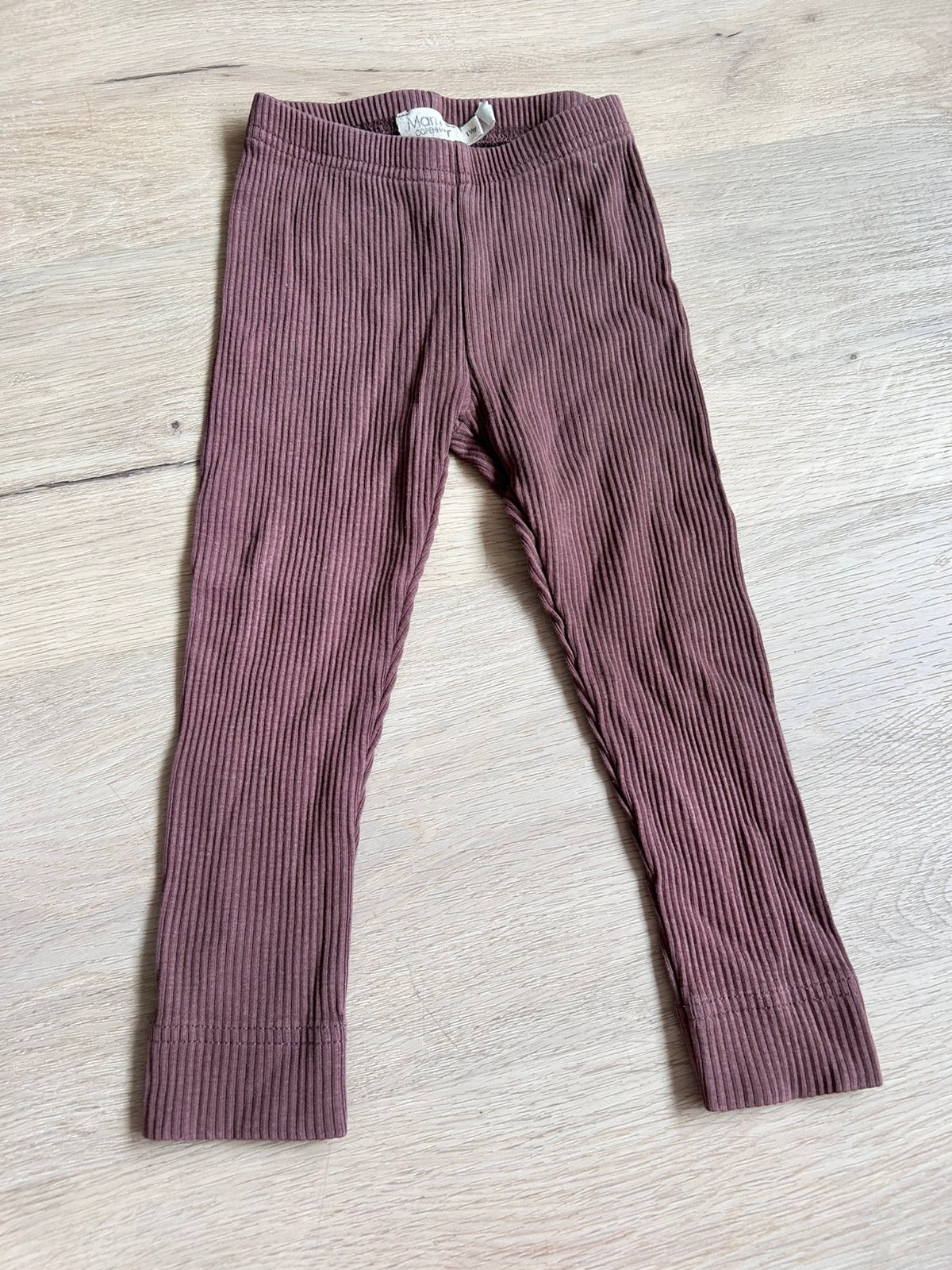 MarMar Copenhagen rib legging maat 86 / 1,5 jaar – mauve, Ophalen of Verzenden, Gebruikt, Meisje, Broekje