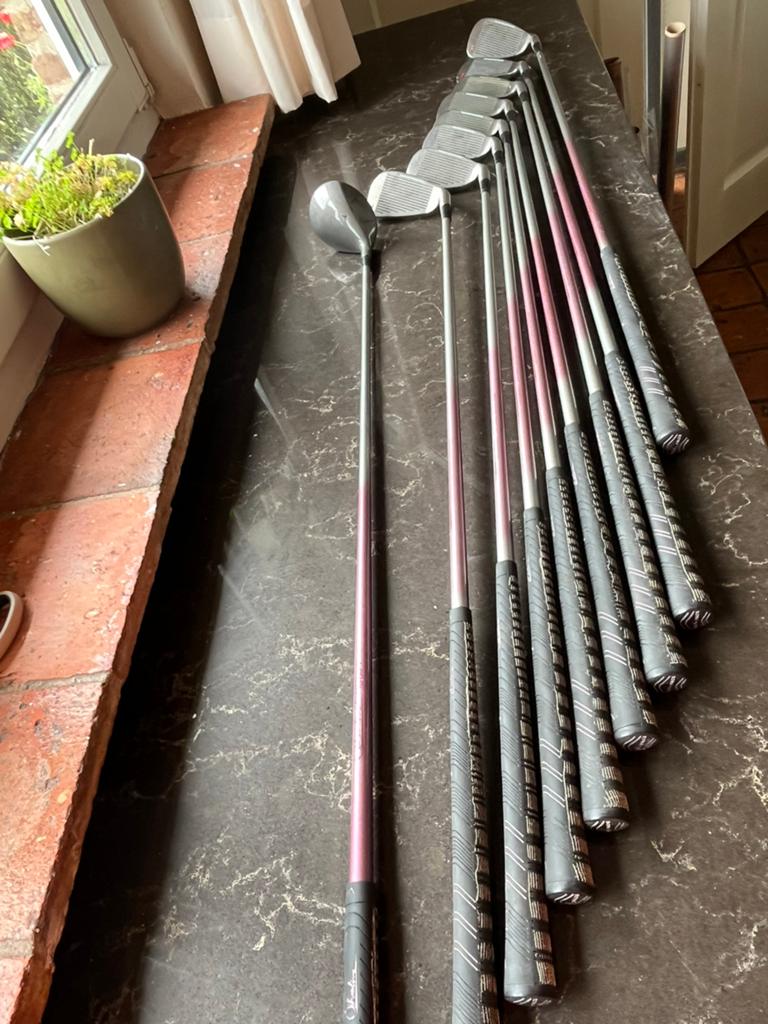 Golfset grafiet 9-delig LH, Ophalen of Verzenden, Gebruikt, Set