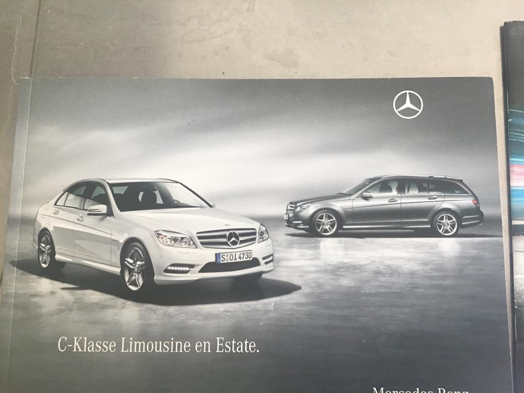 Brochure Mercedes c klasse, Zo goed als nieuw, Mercedes-Benz, Mercedes, Ophalen of Verzenden