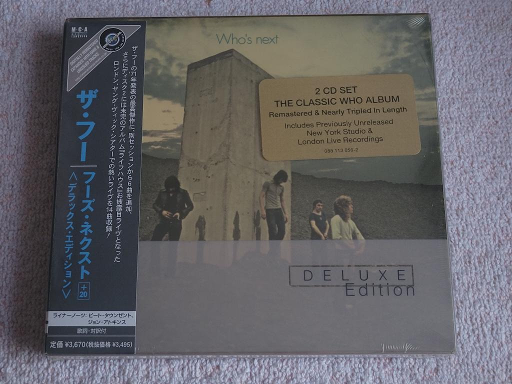 THE WHO - Who's Next 2CD DELUXE (ROCK) JAPAN SEALED, Ophalen of Verzenden, Nieuw in verpakking, Poprock