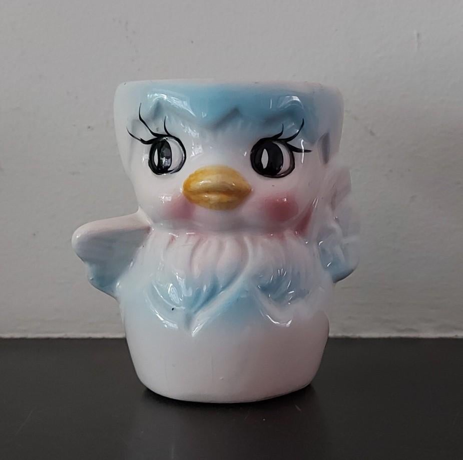 Pasen eierdop Big Eyes Japan kuikentje, Ophalen of Verzenden, Gebruikt