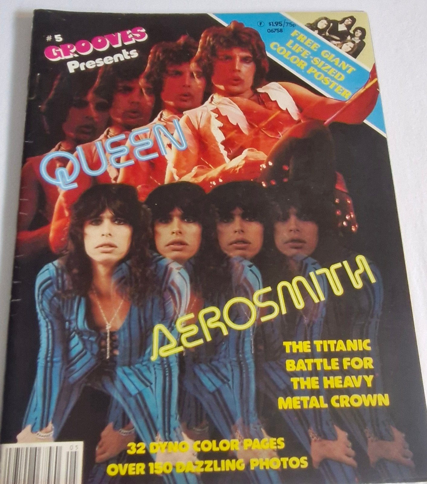 Grooves 1978 Presents Queen / Aerosmith - Volume One Number, Ophalen of Verzenden, 1960 tot 1980, Tijdschrift