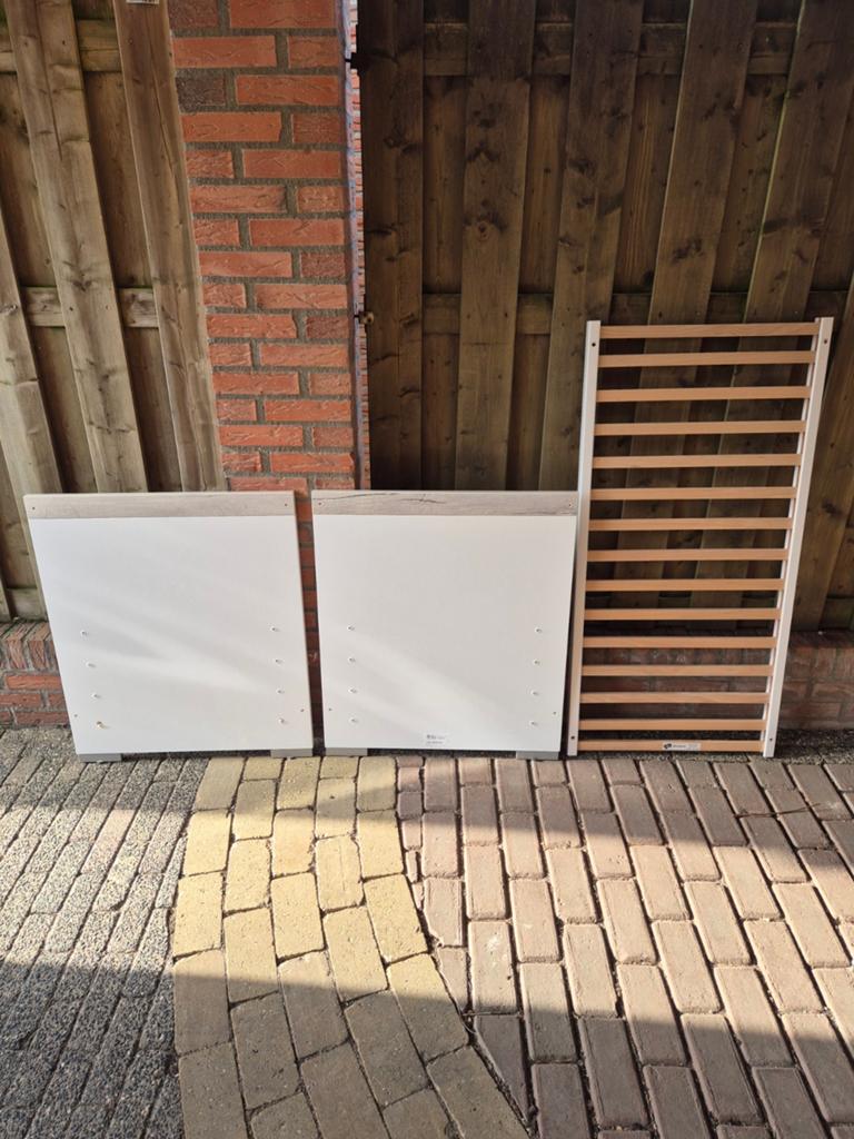 Ledikant 60x120 zonder zijkanten, Ophalen, Gebruikt, Ledikant