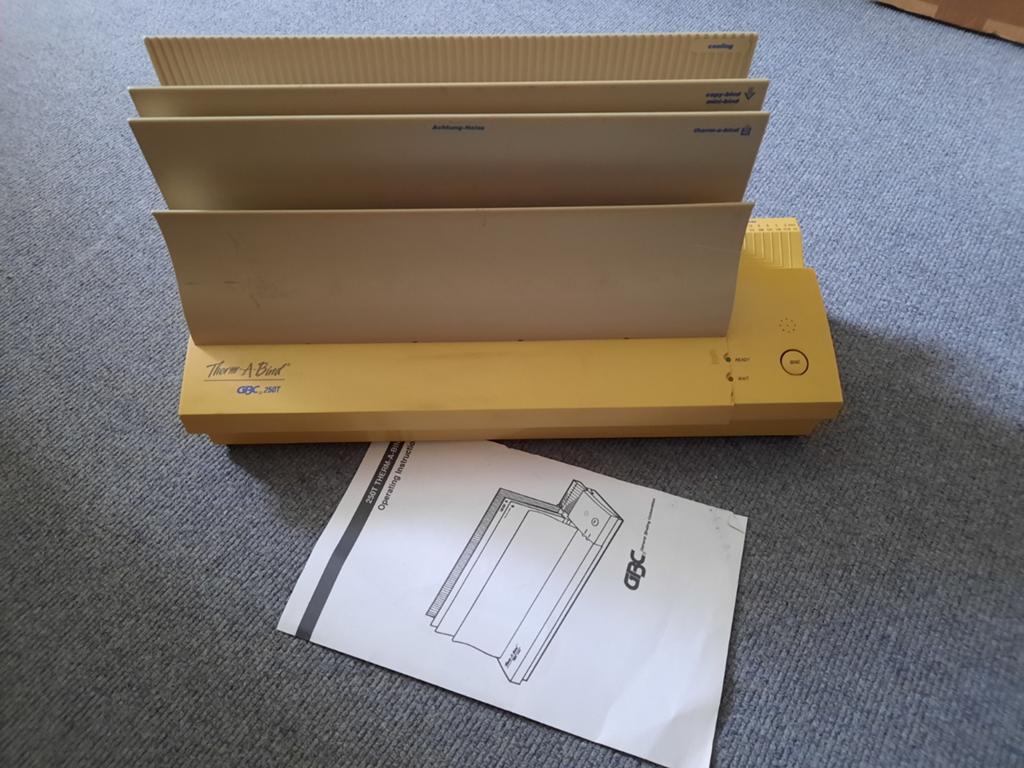 GBC 250T Thermal Binding Machine - Therm-A-Bind, Ophalen of Verzenden, Gebruikt
