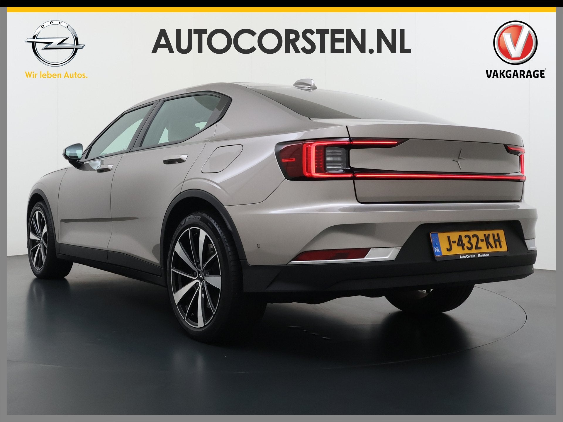 Polestar 2 Long Range Dual Motor Launch Ed. 78kWh 408PK Adap, Auto's, Polestar, Automaat, Gebruikt, Beige, 110 €/maand