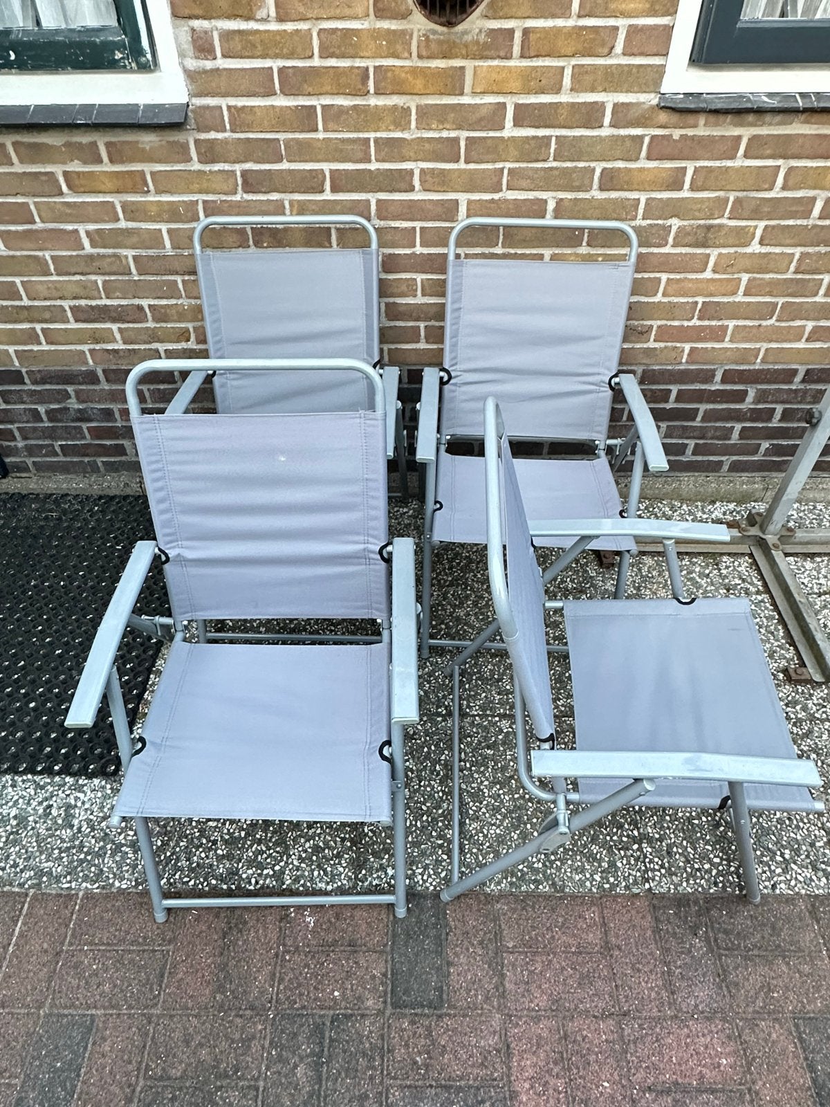 Set van 4 campingstoelen, Ophalen, Gebruikt, Campingstoel