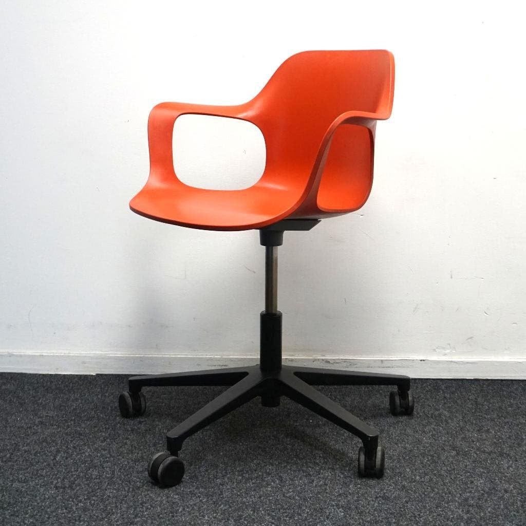 Vitra Hal Armchair Design Stoelen | Verrijdbaar | Rood, Huis en Inrichting, Kunststof, Gebruikt, -, -