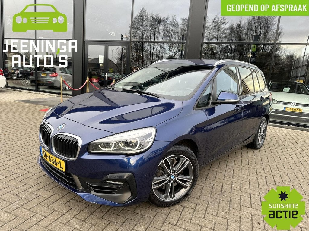 BMW 2-serie Gran Tourer 218i 7p. Corporate Lease Executive|N, Auto's, BMW, Stof, Gebruikt, 2-Serie Gran Tourer, Blauw