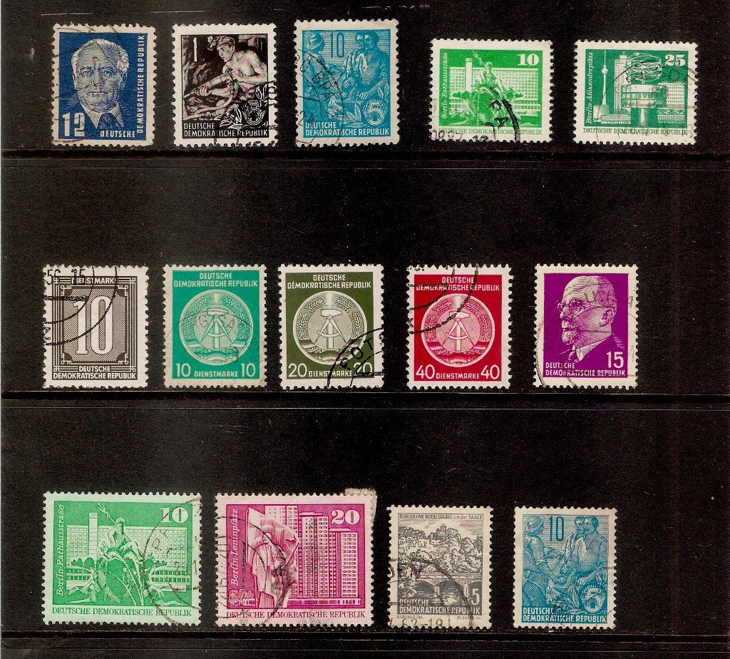 Kavel DDR gestempeld, Ophalen of Verzenden, DDR, Gestempeld