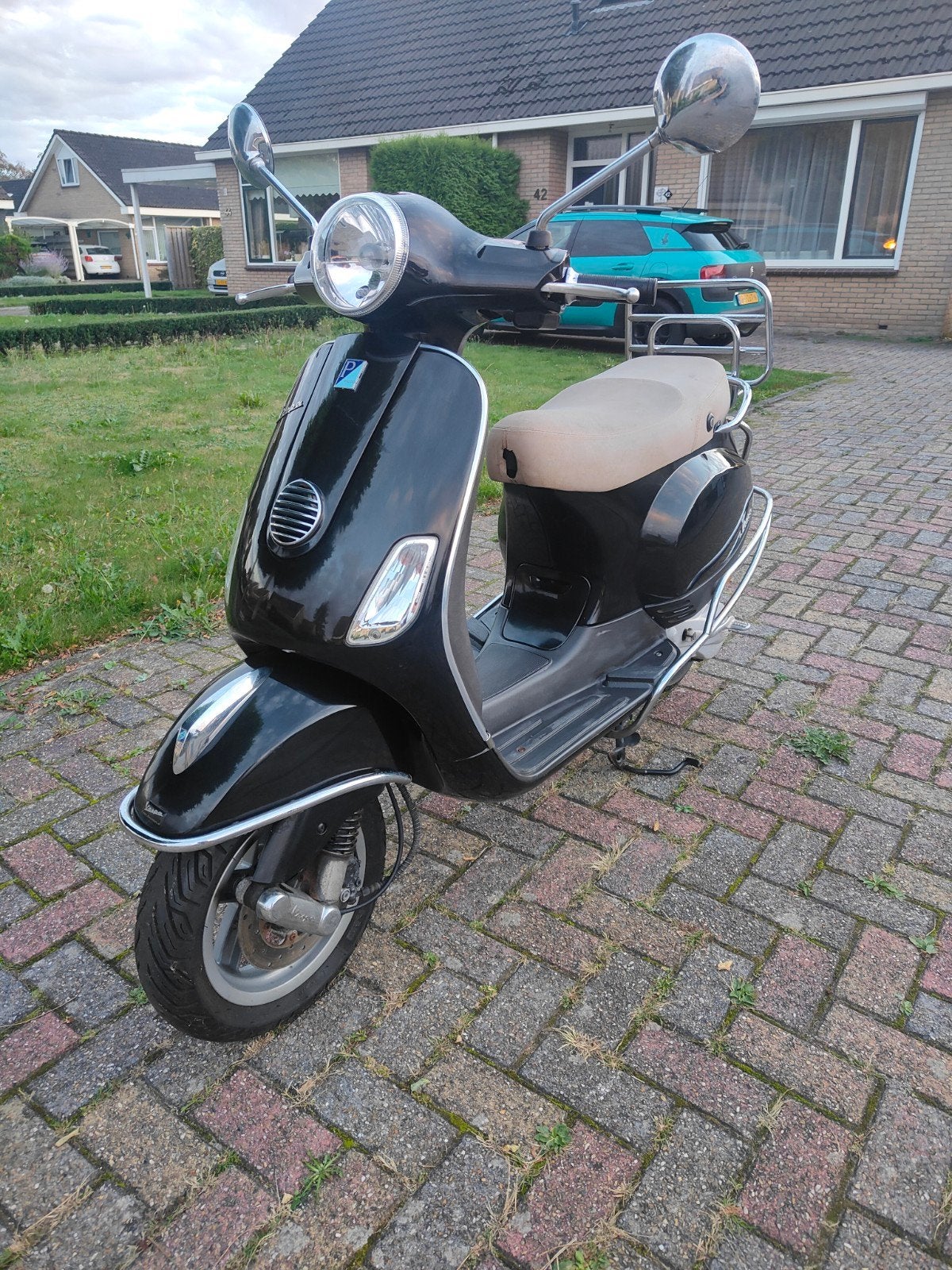 Vespa lx50 2takt snor 2009, Ophalen, Gebruikt, Benzine, 50 cc