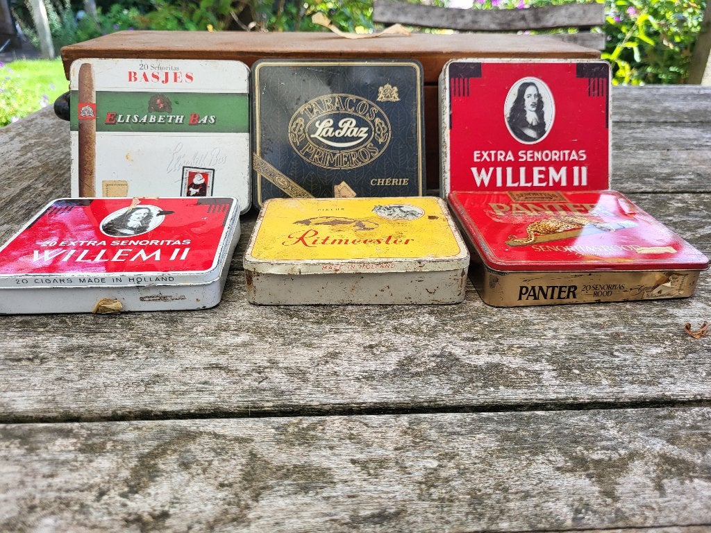 Oude sigaren doosje,s, Ophalen of Verzenden, Gebruikt, Overige