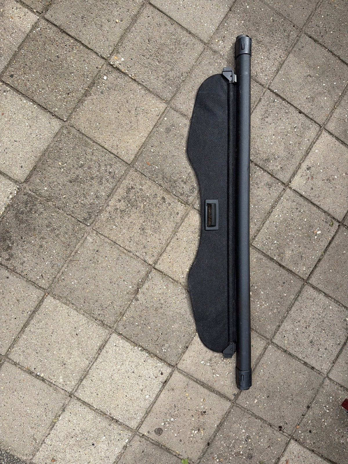 Hoedenplank / Bagageafdekking, Ophalen, Gebruikt