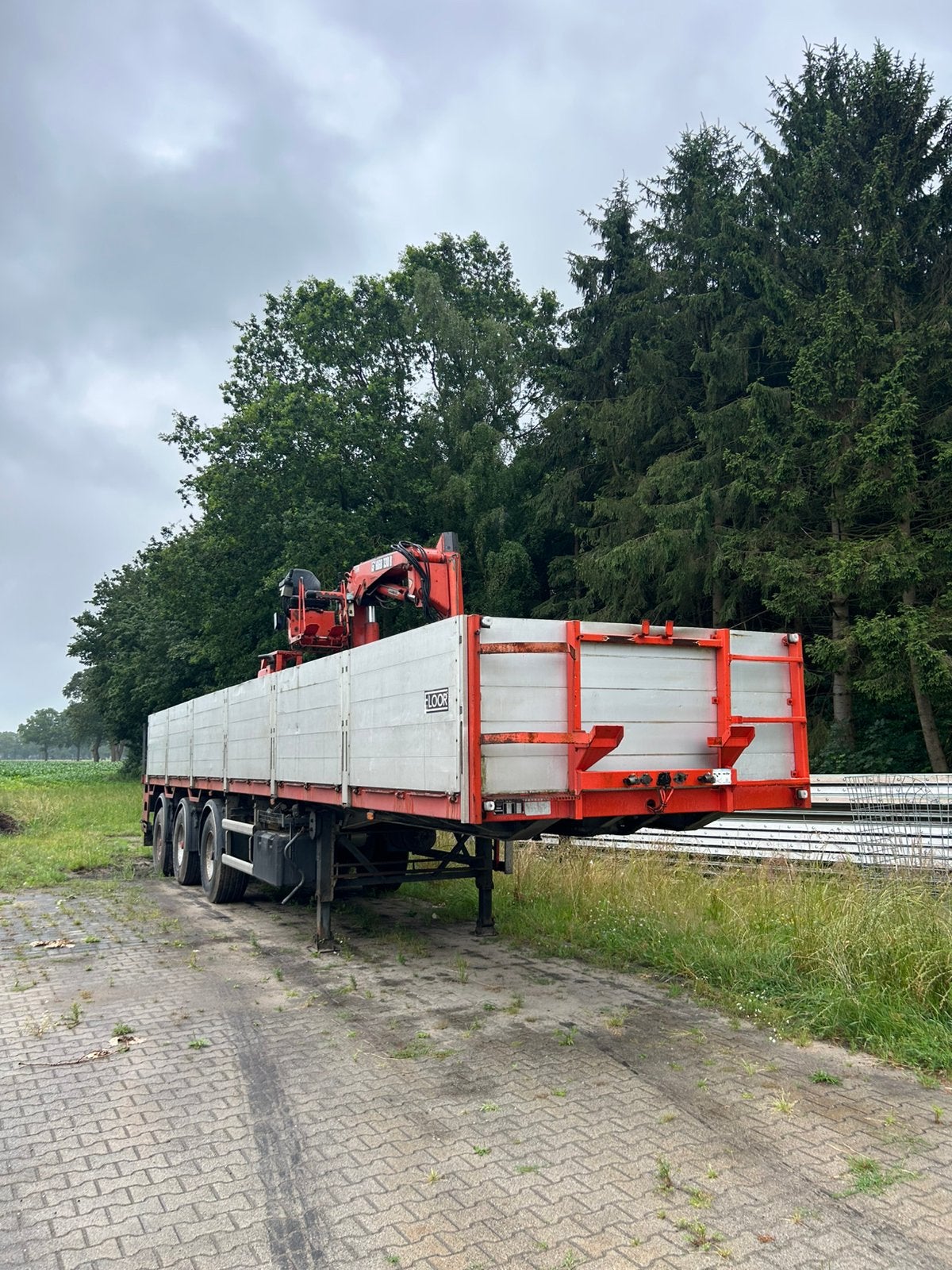 Stenentrailer floor met kraan, Ophalen, Overige merken