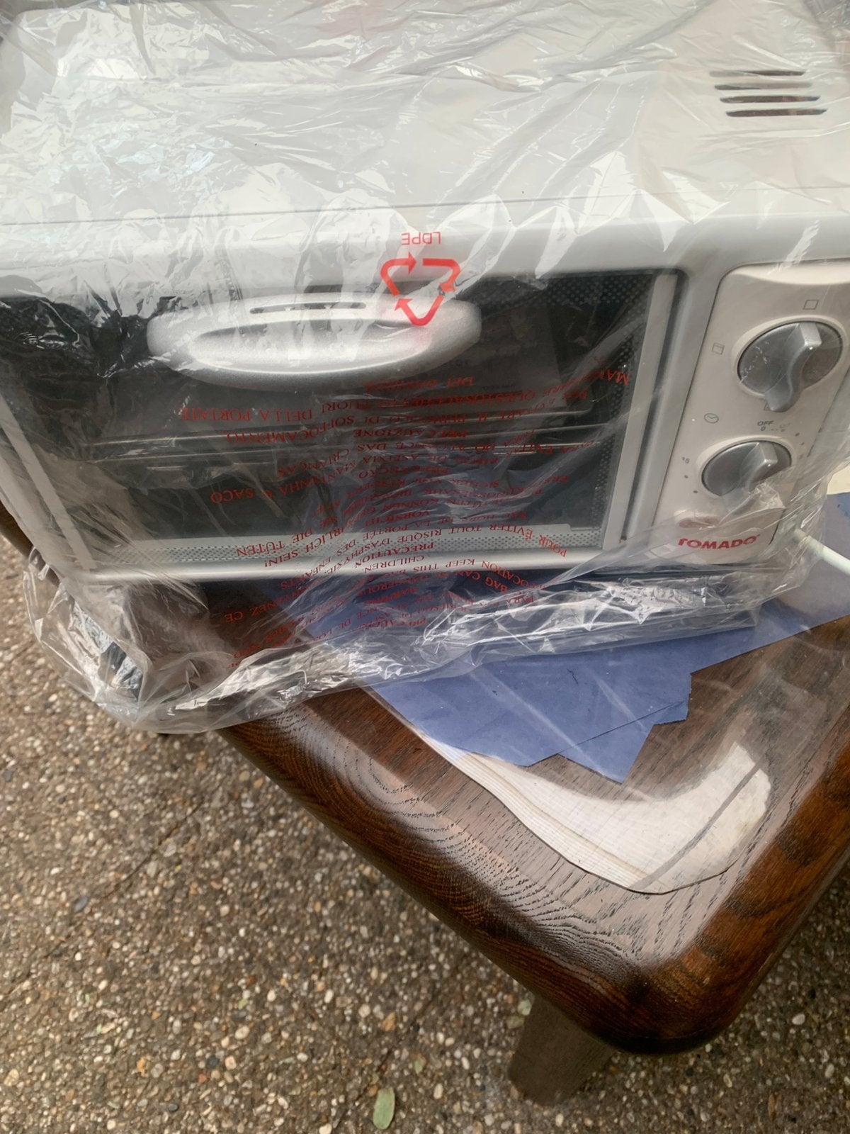 Tomado snack toaster/minioven, Ophalen, Minder dan 45 cm, Overige merken, Minder dan 45 cm