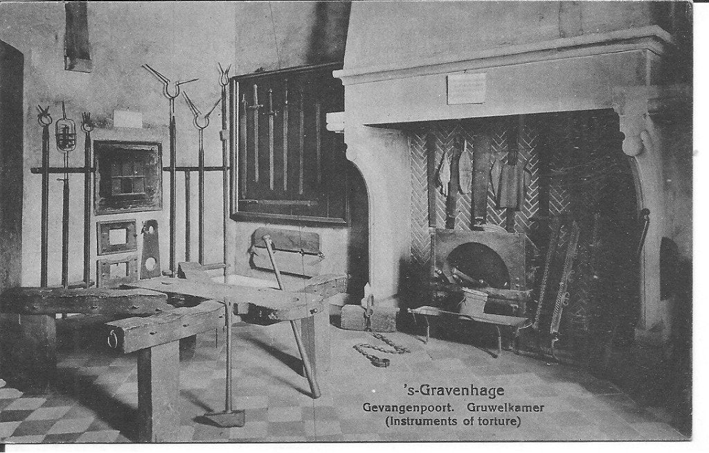 's Gravenhage Gevangenenpoort Gruwelkamer., Ophalen of Verzenden, 1920 tot 1940, Ongelopen, Zuid-Holland