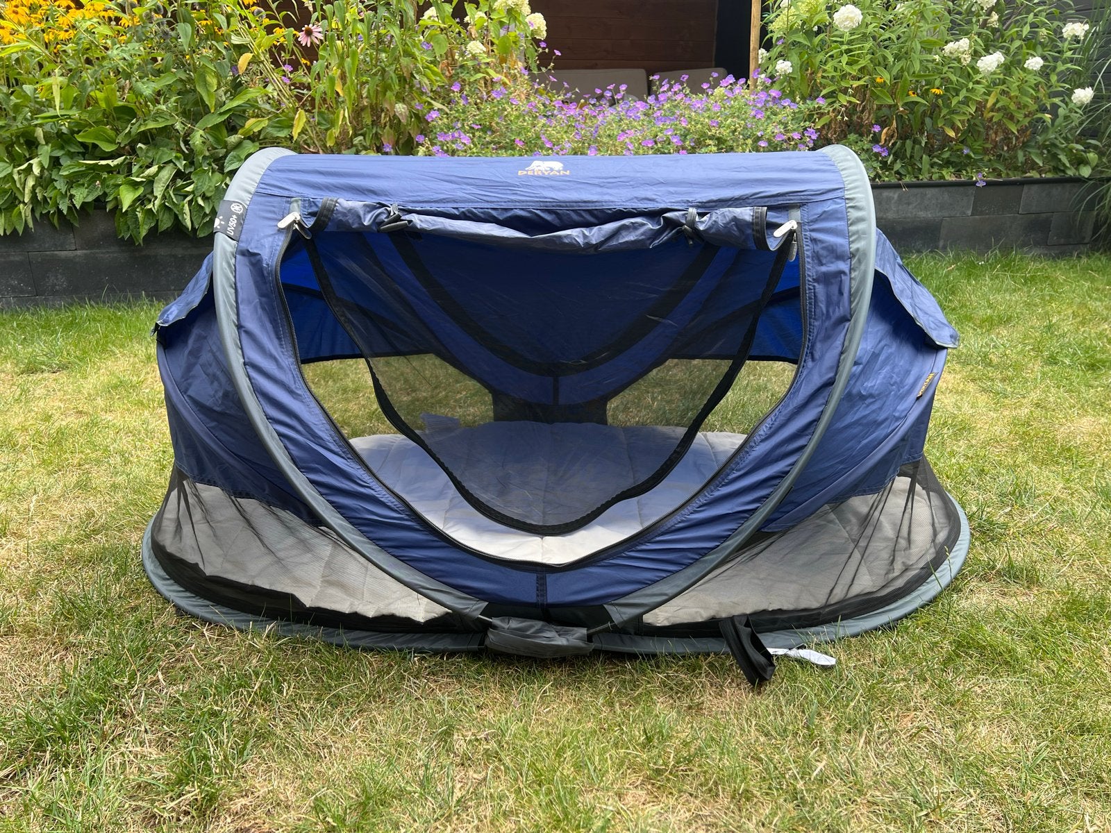 Deryan tent Peuter Luxe - Blauw, Kinderen en Baby's, Babywiegjes en Ledikanten, Ophalen, Gebruikt, Reisbedje