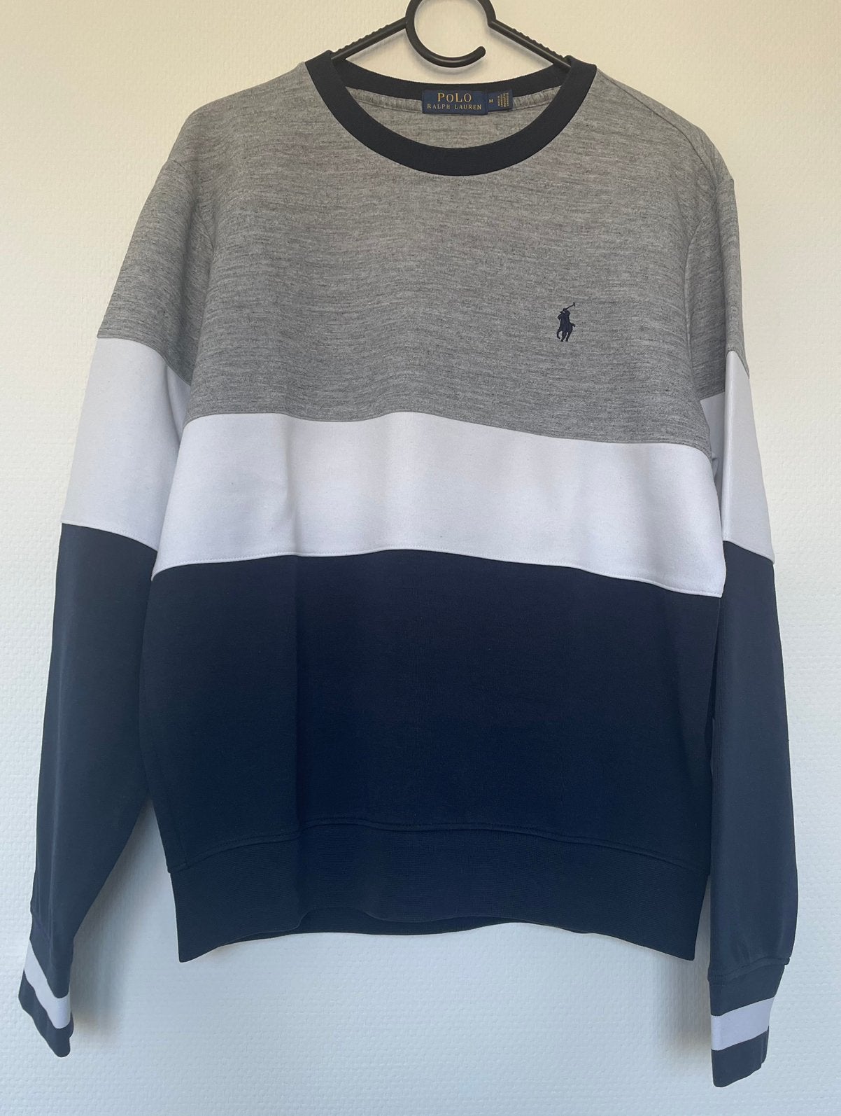 Ralph Lauren Polo sweater maat M, Ophalen of Verzenden, Zo goed als nieuw, Maat 48/50 (M), Blauw
