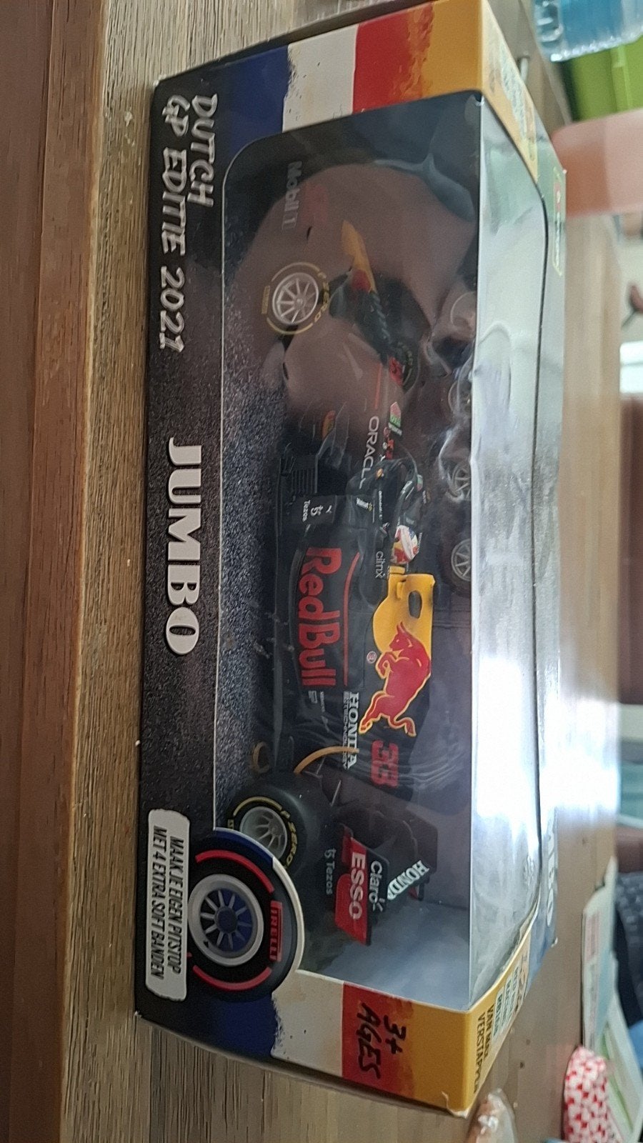 jumbo max verstappen Dutch gp editie 2021, Ophalen of Verzenden, Gebruikt, Auto, Bburago