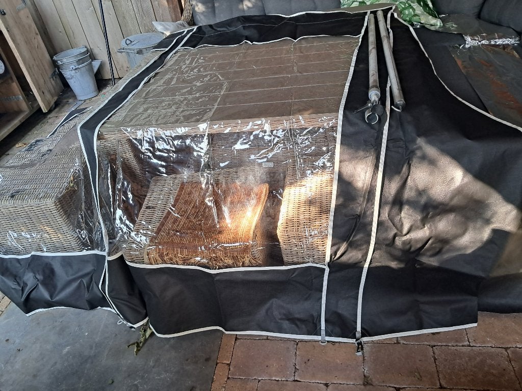 Zijflap van een torino luifel, Caravans en Kamperen, Ophalen, Zo goed als nieuw